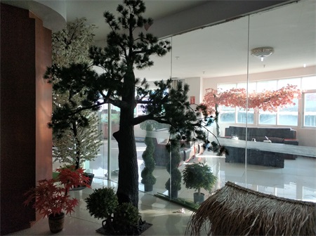 artificial tree showroom